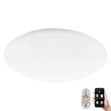 Eglo 33221 - LED RGBW Dimmable φωτιστικό οροφής TOTARI LED/34W/230V + τηλεχειριστήριο