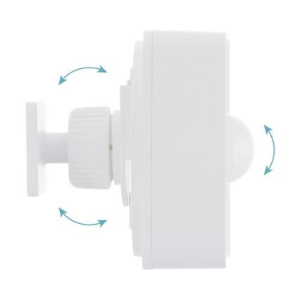 Eglo 33236 - Εξωτερικός ανιχνευτής κίνησης CONNECT SENSOR 3xAA 12 μ. λευκός IP44