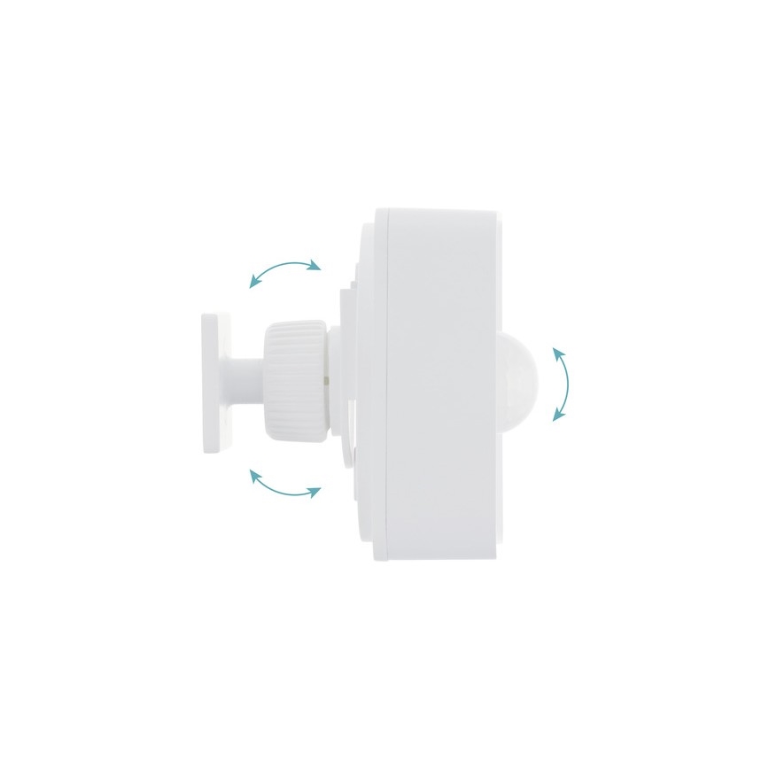 Eglo 33236 - Εξωτερικός ανιχνευτής κίνησης CONNECT SENSOR 3xAA 12 μ. λευκός IP44