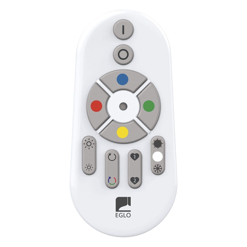 Eglo 33272 - LED RGBW Dimmable φωτιστικό οροφής TOTARI-C LED/34W/230V 2700-6500K λευκό + τηλεχειριστήριο