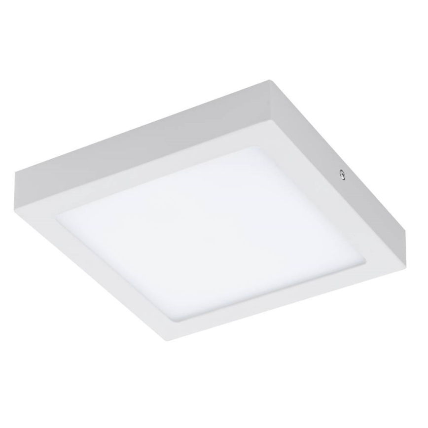 Eglo 33316 - Ρυθμιζόμενο φωτιστικό οροφής LED RGBW FUEVA-C LED/15,6W/230V 2700-6500K 22,5x22,5 cm λευκό