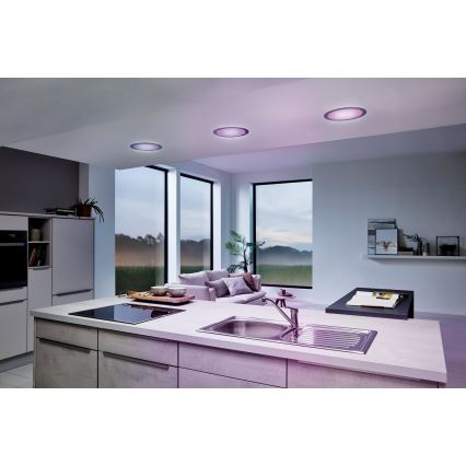 Eglo 33317 - Ρυθμιζόμενο χωνευτό φωτιστικό LED RGBW FUEVA-C LED/15,6W/230V 2700–6500K διάμ. 22,5 cm