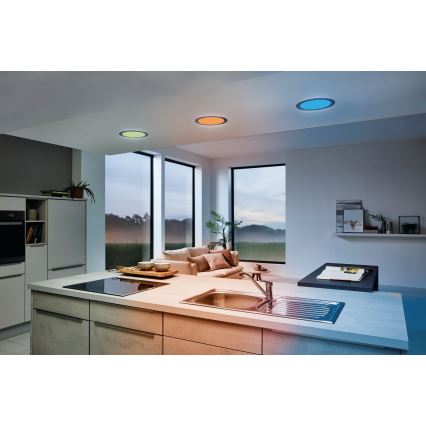 Eglo 33317 - Ρυθμιζόμενο χωνευτό φωτιστικό LED RGBW FUEVA-C LED/15,6W/230V 2700–6500K διάμ. 22,5 cm