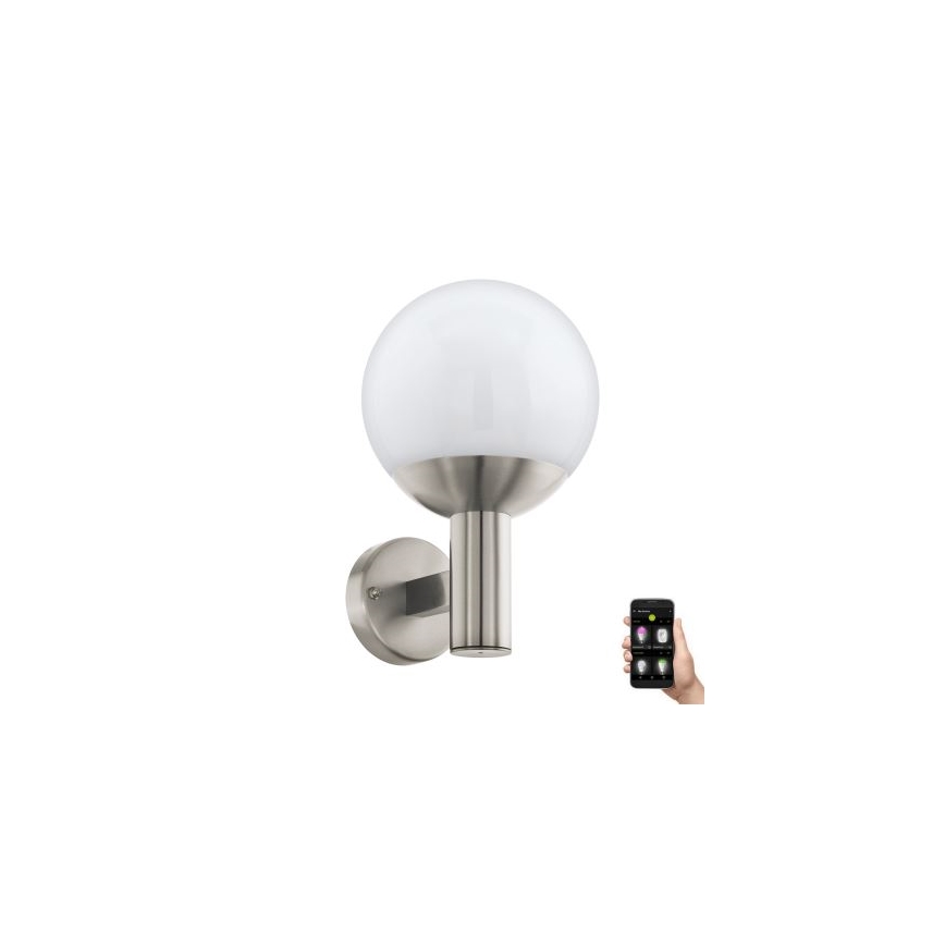 Eglo 33564 - LED Εξωτερικό Επιτοίχιο Φωτιστικό NISIA-C LED/9W/230V IP44
