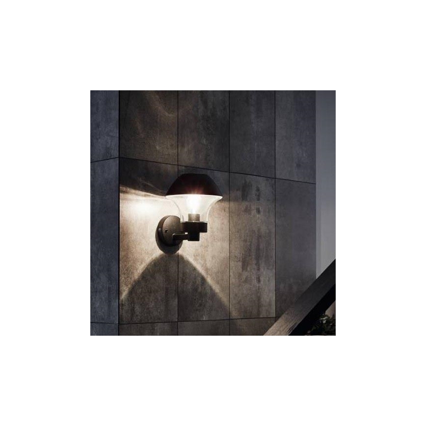 Eglo 33567 - LED ρυθμιζόμενο εξωτερικό επιτοίχιο φωτιστικό VERLUCCA-C 1xE27/9W/230V IP44