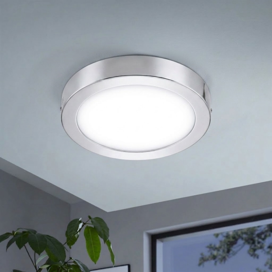 Eglo 33667 - LED RGBW Ρυθμιζόμενο φωτιστικό οροφής μπάνιου FUEVA-C LED21W/230V διάμ. 30 εκ. IP44