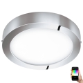 Eglo 33667 - LED RGBW Ρυθμιζόμενο φωτιστικό οροφής μπάνιου FUEVA-C LED21W/230V διάμ. 30 εκ. IP44