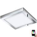 Eglo 33668-LED RGBW Ρυθμιζόμενο φωτιστικό μπάνιου FUEVA-C 21W/230V 2700-6500K 30x30cm IP44