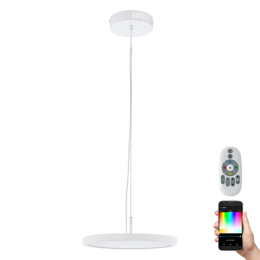 Eglo 33675 - LED RGBW Κρεμαστό φωτιστικό οροφής ντιμαριζόμενο CERIGNOLA-C LED/21W/230V 2700-6500K + τηλεχειριστήριο