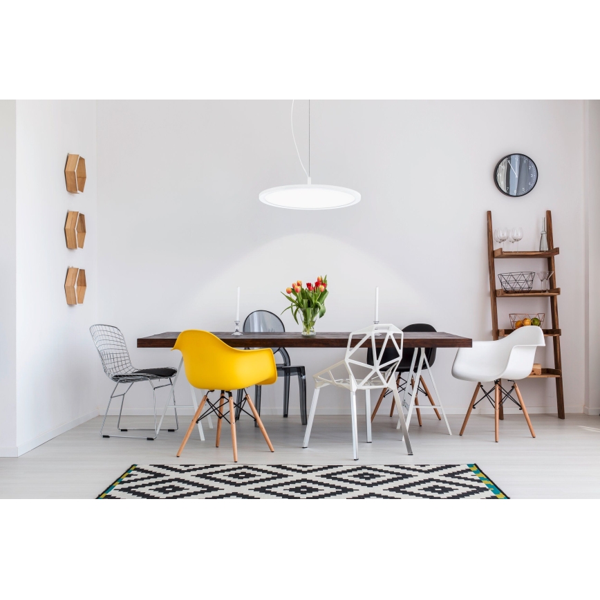 Eglo 33675 - LED RGBW Κρεμαστό φωτιστικό οροφής ντιμαριζόμενο CERIGNOLA-C LED/21W/230V 2700-6500K + τηλεχειριστήριο
