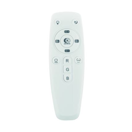 Eglo - LED RGBW Φωτιστικό οροφής μπάνιου dimming με ηχείο LED/19W/230V 3000-6500K IP44 διάμετρος 39 cm λευκό + τηλεχειριστήριο