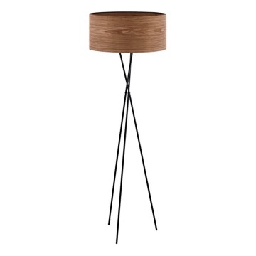 Eglo 33705 - Επιδαπέδιο φωτιστικό CANNAFESCA 1xE27/60W/230V καφέ/μαύρο