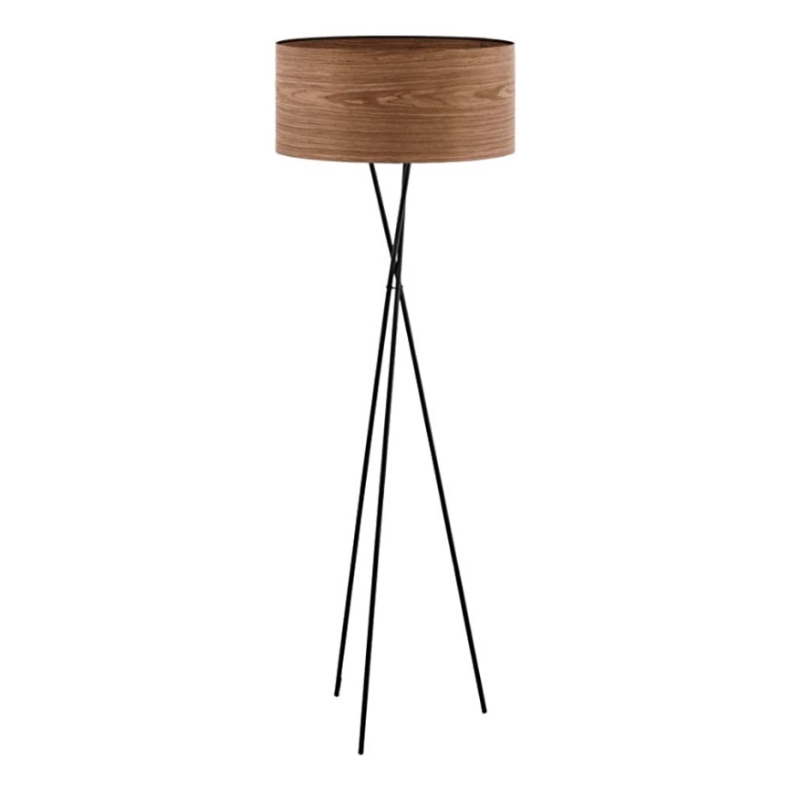 Eglo 33705 - Επιδαπέδιο φωτιστικό CANNAFESCA 1xE27/60W/230V καφέ/μαύρο