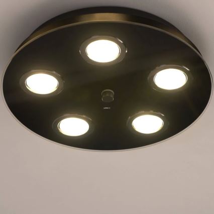 Eglo 33805 - Φωτιστικό οροφής LED GRATTINO 5xGU10/2,8W/230V