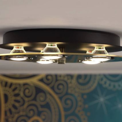 Eglo 33805 - Φωτιστικό οροφής LED GRATTINO 5xGU10/2,8W/230V
