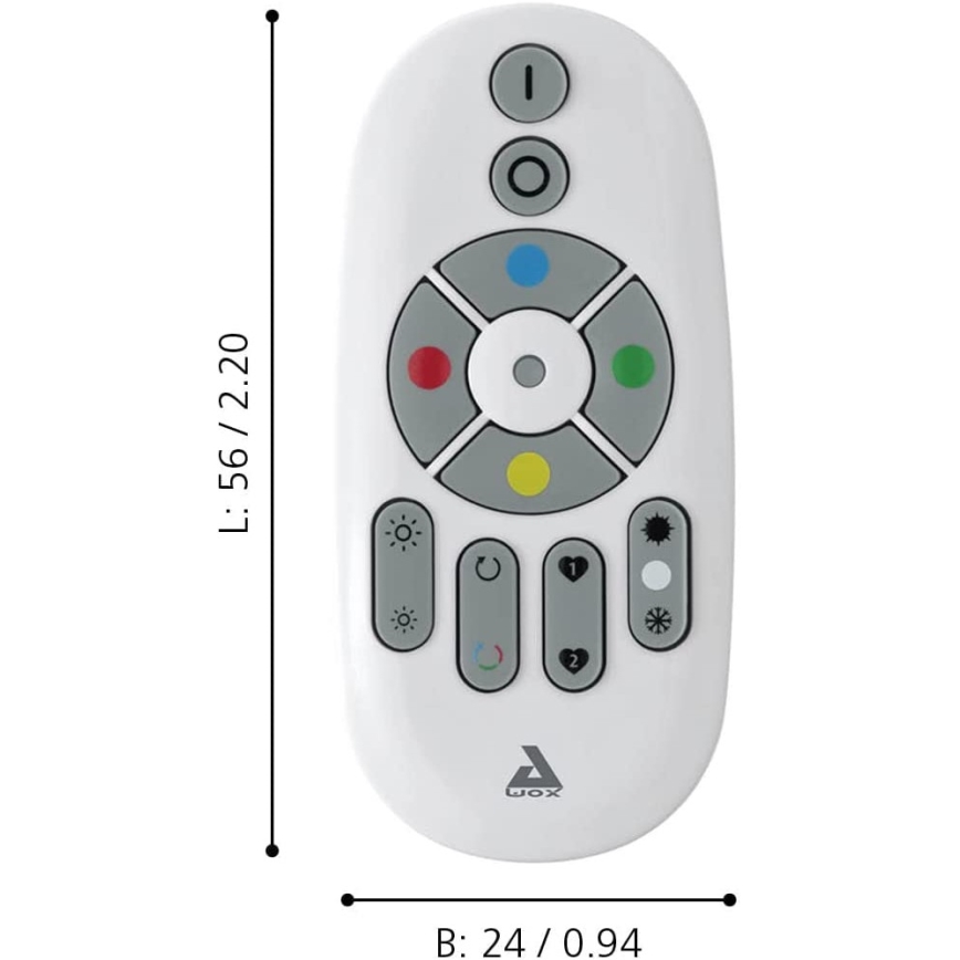 Eglo - τηλεχειριστήριο CONNECT-Z 2xAAA Bluetooth ZigBee