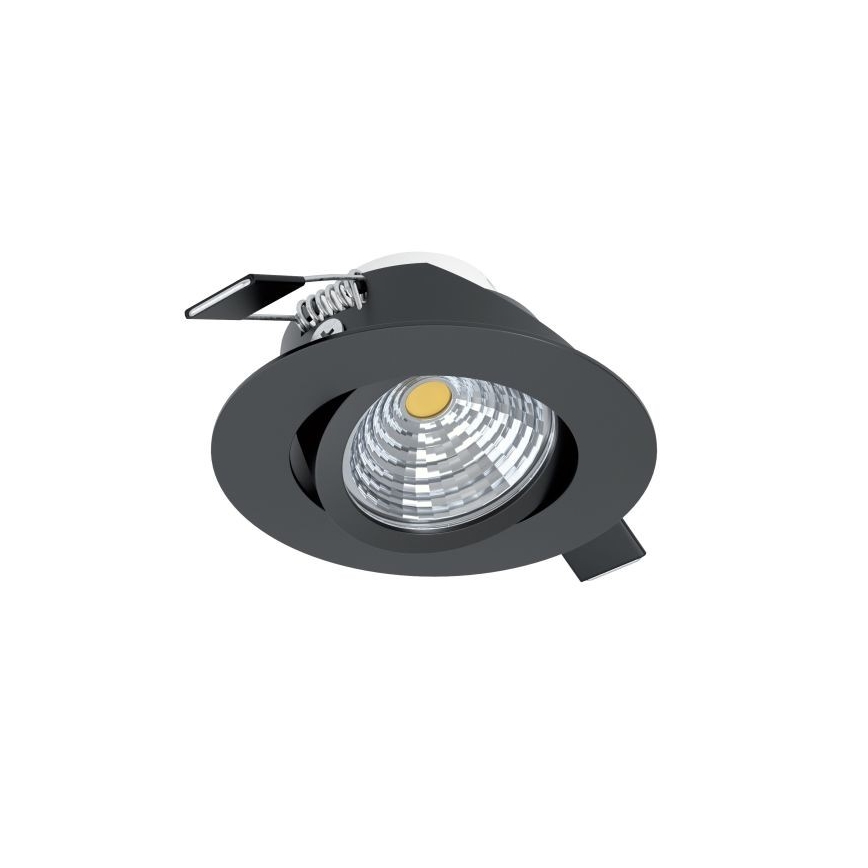 Eglo - LED Dimmable χωνευτό φωτιστικό/6W/230V μαύρο