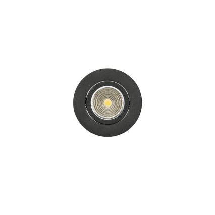 Eglo - LED Dimmable χωνευτό φωτιστικό/6W/230V μαύρο