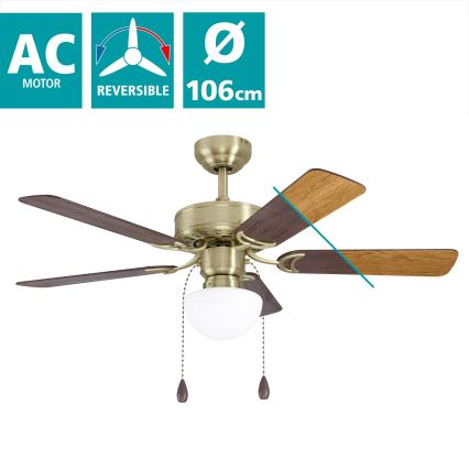 Eglo - Ανεμιστήρας οροφής 1xE27/40W/230V