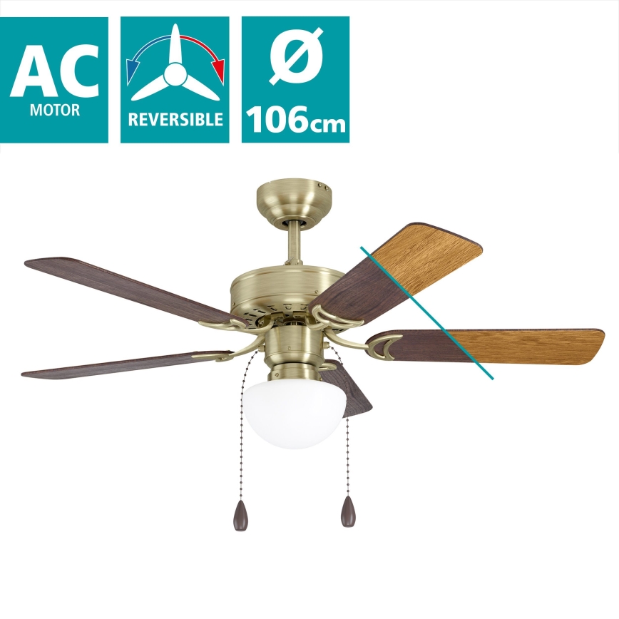 Eglo - Ανεμιστήρας οροφής 1xE27/40W/230V