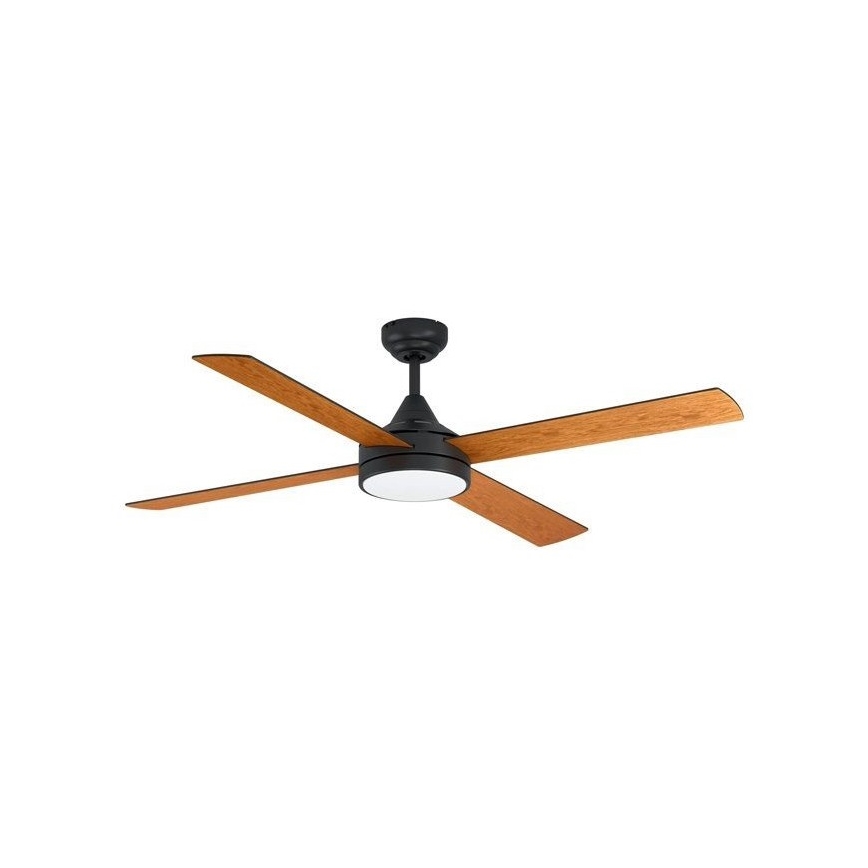 Eglo - LED Dimmable ανεμιστήρας οροφής LED/20W/230V + RC μαύρο