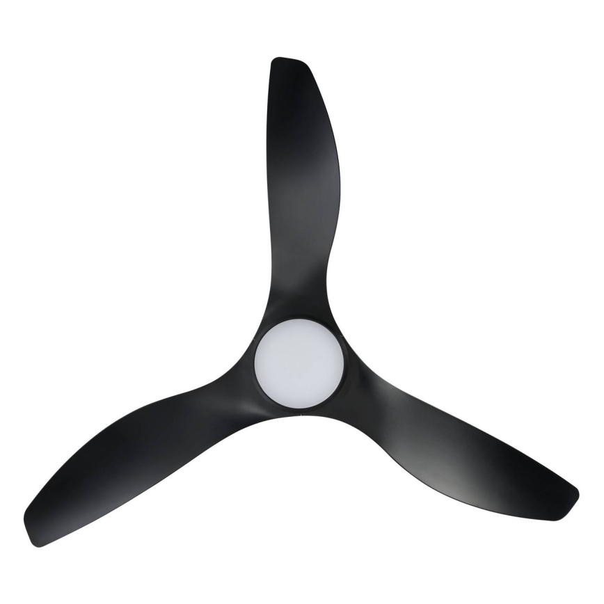 Eglo - Ανεμιστήρας οροφής LED/19W/230V, διάμετρος 132 εκ., μαύρος + τηλεχειριστήριο