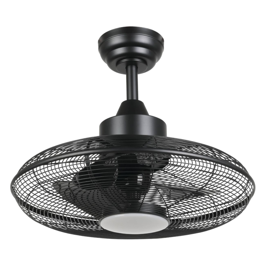 Eglo - Ανεμιστήρας οροφής LED LED/15W/230V Ø 53 cm μαύρος + τηλεχειριστήριο
