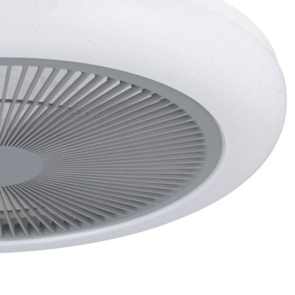 Eglo - LED φωτιστικό οροφής ντιμαριζόμενο LED/25,5W/230V γκρι + τηλεχειριστήριο