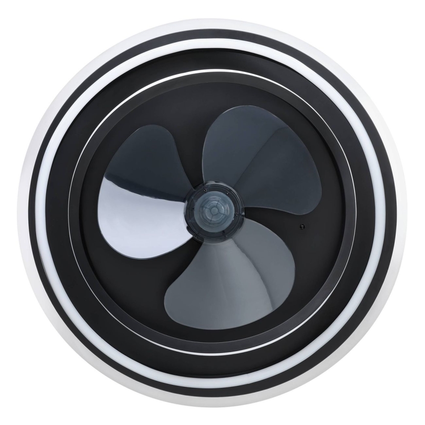Eglo - Ρυθμιζόμενος ανεμιστήρας οροφής LED 4xLED/9W/230V 2700-6500K διάμ. 50 cm μαύρος + τηλεχειριστήριο