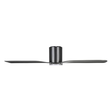 Eglo - Ρυθμιζόμενος ανεμιστήρας οροφής με LED 17W/230V 3000/4000/5000K Ø 132 cm μαύρος + τηλεχειριστήριο