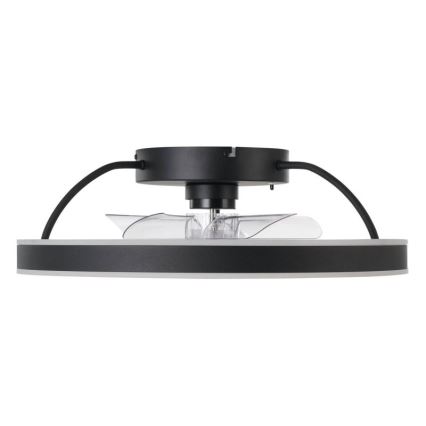 Eglo - Ρυθμιζόμενος ανεμιστήρας οροφής LED RGBW/36W/230V 3000-6500K μαύρος + τηλεχειριστήριο