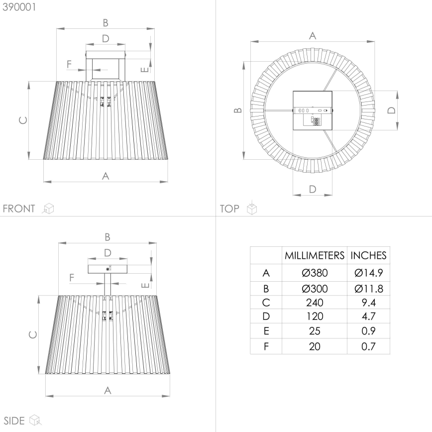 Eglo - Φωτιστικό οροφής 1xE27/40W/230V μαύρο