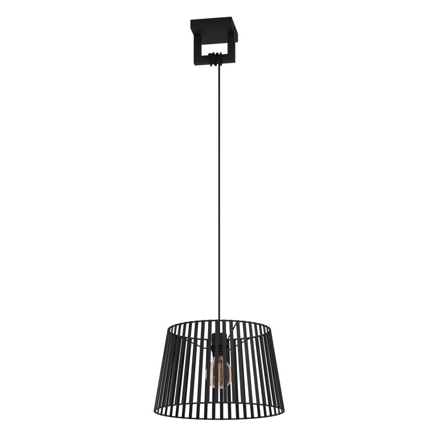 Eglo - Κρεμαστό φωτιστικό οροφής 1xE27/40W/230V μαύρο