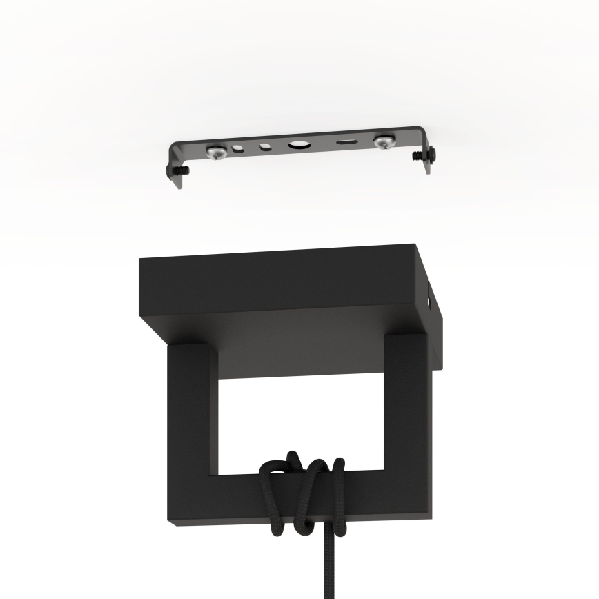 Eglo - Κρεμαστό φωτιστικό οροφής 1xE27/40W/230V μαύρο