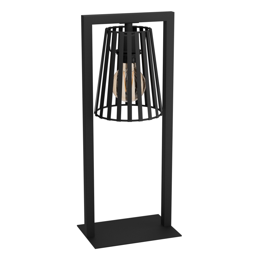 Eglo - Eπιτραπέζιο φωτιστικό 1xE27/40W/230V μαύρο