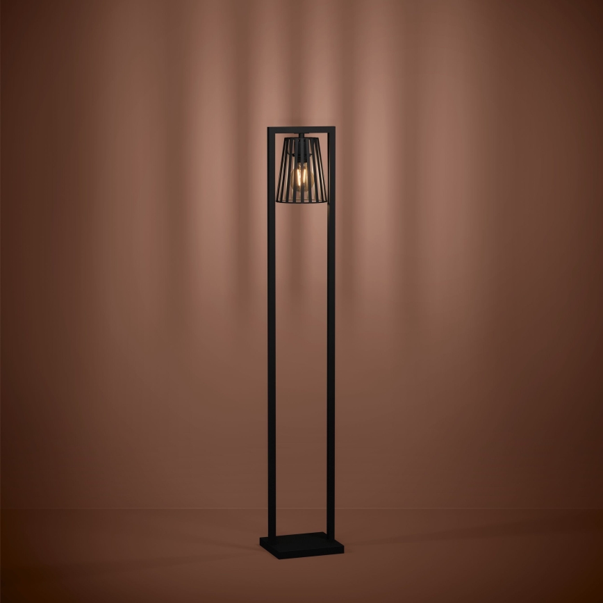 Eglo - Επιδαπέδιο φωτιστικό 1xE27/40W/230V μαύρο