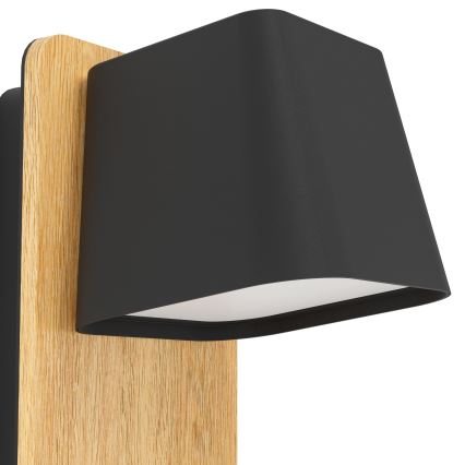 Eglo - Φωτιστικό τοίχου 1xE27/40W/230V μαύρο/καφέ