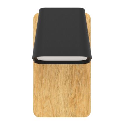 Eglo - Φωτιστικό τοίχου 1xE27/40W/230V μαύρο/καφέ