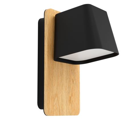 Eglo - Φωτιστικό τοίχου 1xE27/40W/230V μαύρο/καφέ