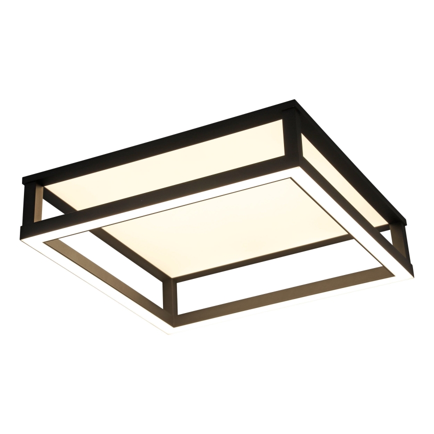 Eglo - LED Dimmable φωτιστικό οροφής LED/29,4W/230V 2700-6500K μαύρο + τηλεχειριστήριο