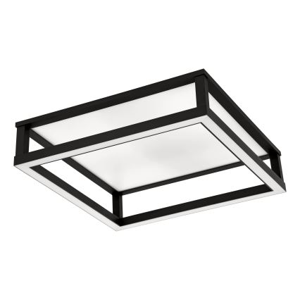 Eglo - LED Dimmable φωτιστικό οροφής LED/29,4W/230V 2700-6500K μαύρο + τηλεχειριστήριο