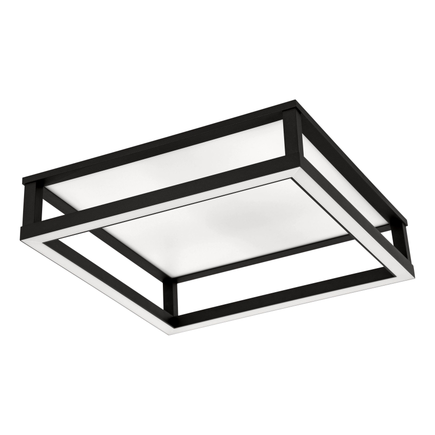 Eglo - LED Dimmable φωτιστικό οροφής LED/29,4W/230V 2700-6500K μαύρο + τηλεχειριστήριο