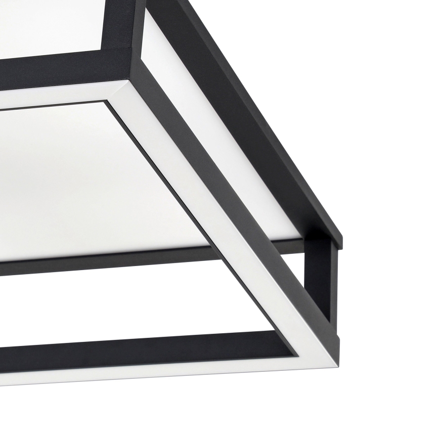 Eglo - LED Dimmable φωτιστικό οροφής LED/29,4W/230V 2700-6500K μαύρο + τηλεχειριστήριο