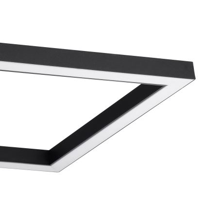 Eglo - LED Dimmable φωτιστικό οροφής LED/26,2W/230V 2700-6500K μαύρο + τηλεχειριστήριο