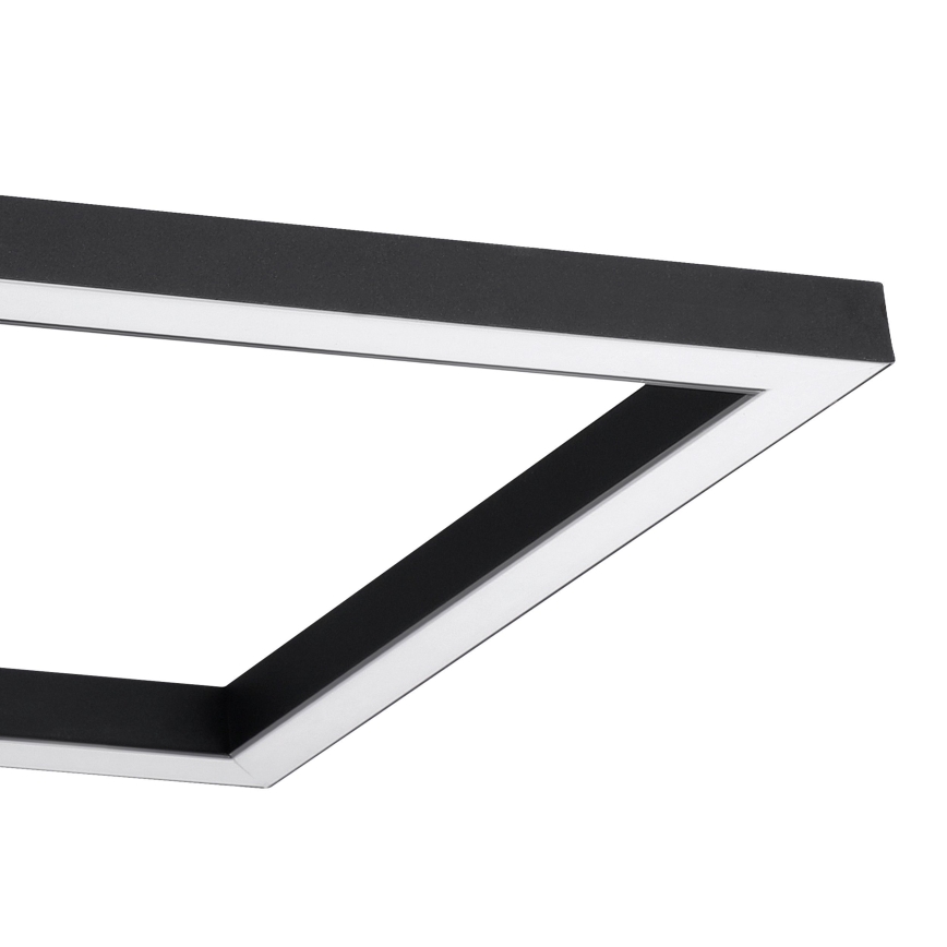 Eglo - LED Dimmable φωτιστικό οροφής LED/26,2W/230V 2700-6500K μαύρο + τηλεχειριστήριο