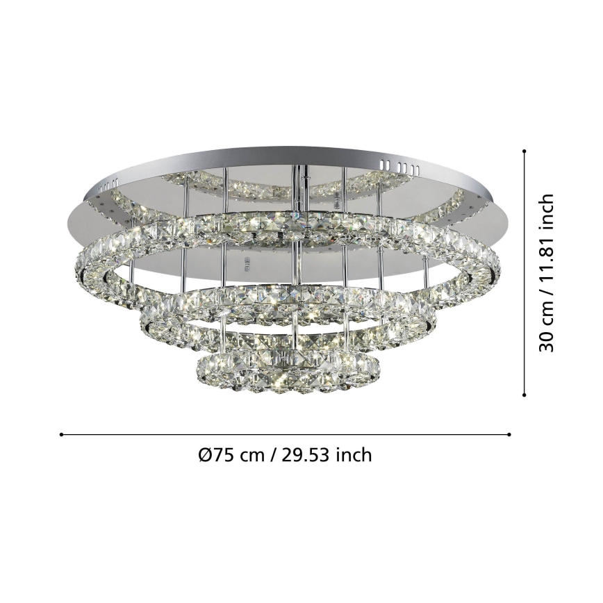 Eglo - Φωτιστικό οροφής LED LED/61W/230V