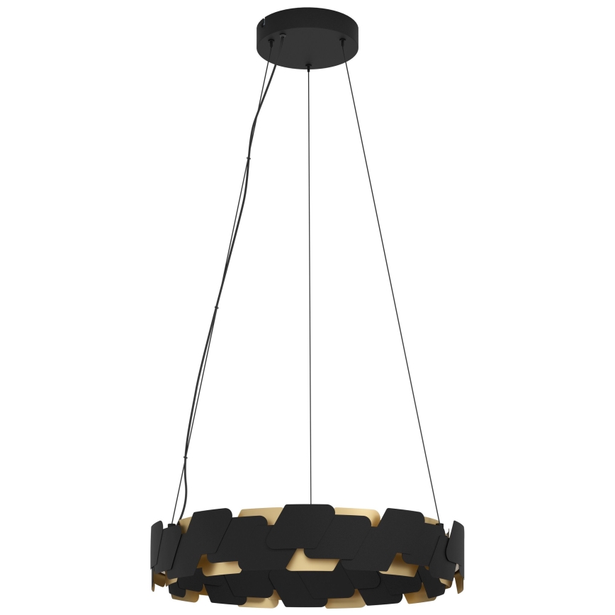 Eglo - Led Dimmable κρεμαστό φωτιστικό οροφής LED/72W/230V 3000K μαύρο/χρυσό