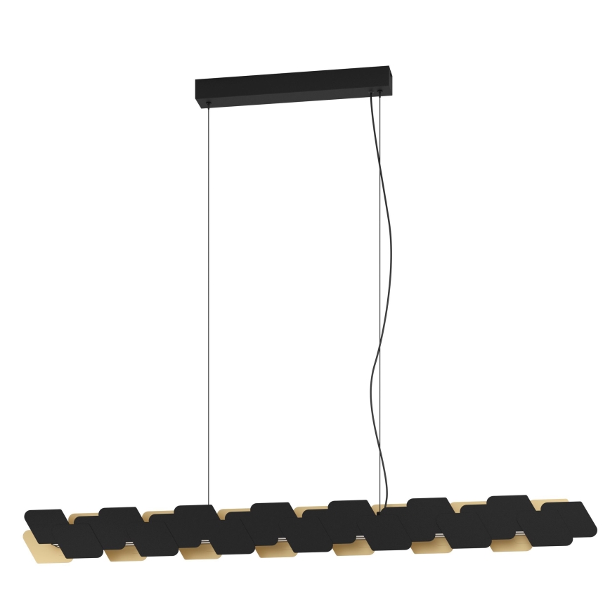 Eglo - Led Dimmable κρεμαστό φωτιστικό οροφής LED/44W/230V 3000K μαύρο/χρυσό