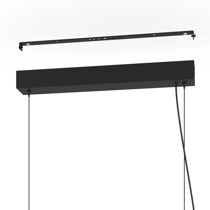 Eglo - Led Dimmable κρεμαστό φωτιστικό οροφής LED/44W/230V 3000K μαύρο/χρυσό