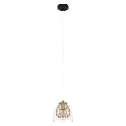 Eglo - Κρεμαστό φωτιστικό οροφής 1xE27/40W/230V χρυσό